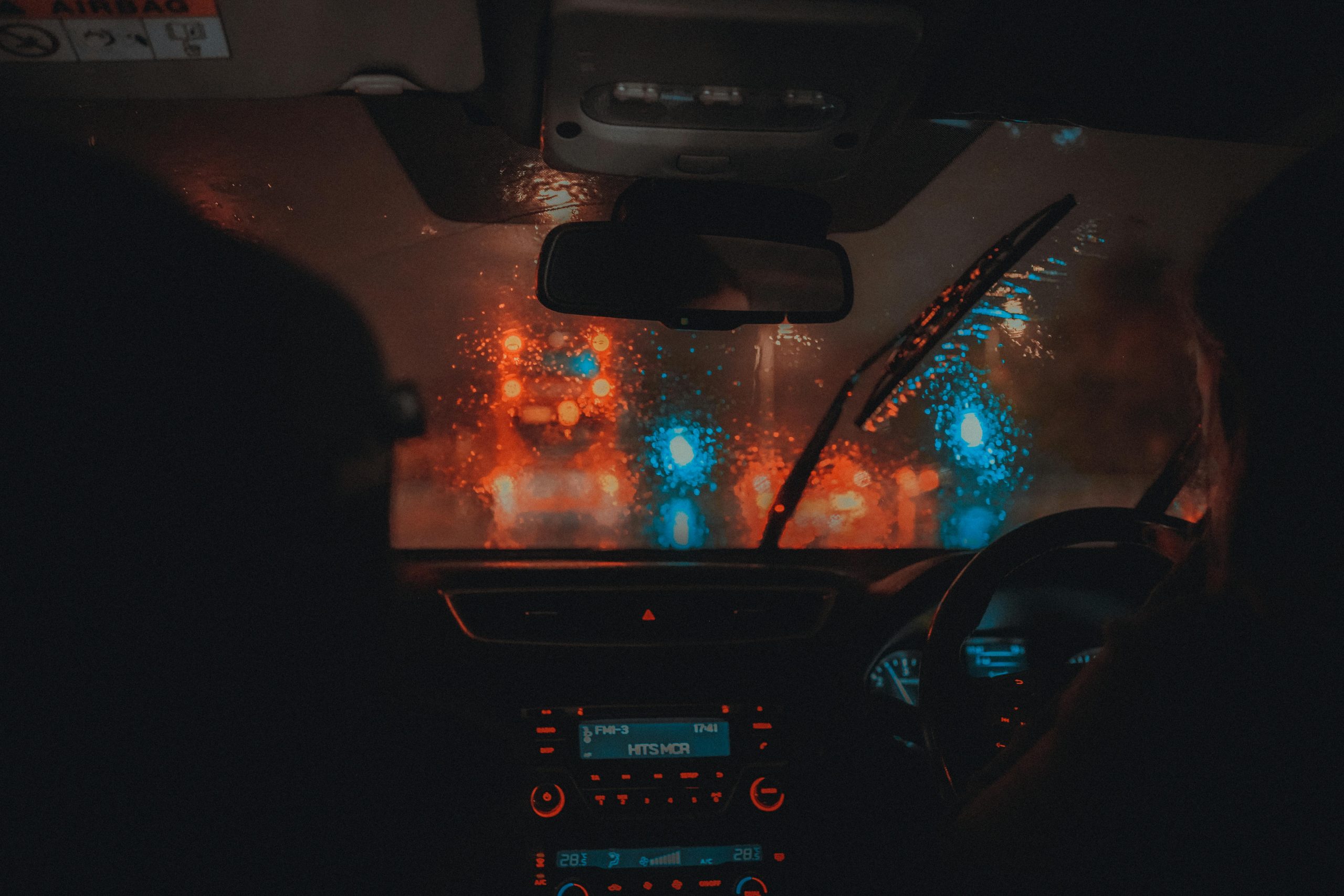 Bad road visibility